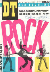 Din tidning 1958 nr 7 omslag serier