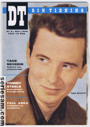 Din tidning 1958 nr 9 omslag serier