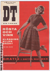 Din tidning 1959 nr 19 omslag serier