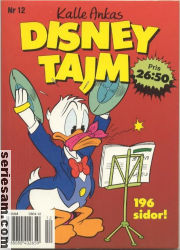 Disneytajm 1994 nr 12 omslag serier