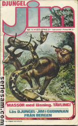 Djungel-Jim 1973 nr 11 omslag serier