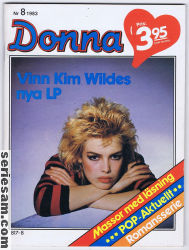 Donna 1983 nr 8 omslag serier