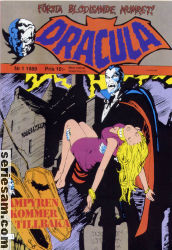 Dracula 1989 nr 1 omslag serier Dracula 1989 nr 1 omslag serier