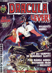Dracula lever! 1975 nr 1 omslag serier