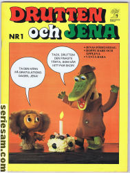 Drutten och Jena 1975 nr 1 omslag serier Drutten och Jena 1975 nr 1 omslag serier