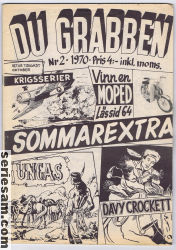 Du grabben 1970 nr 2 omslag serier Du grabben 1970 nr 2 omslag serier