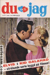 Du och jag 1963 nr 7 omslag serier