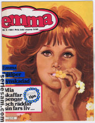Emma 1981 nr 6 omslag serier