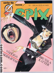 Epix 1989 nr 1 omslag serier