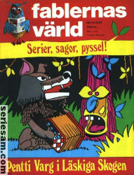 Fablernas värld 1970 nr 4 omslag serier Fablernas värld 1970 nr 4 omslag serier