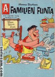 Familjen Flinta 1963 nr 22 omslag serier Familjen Flinta 1963 nr 22 omslag serier