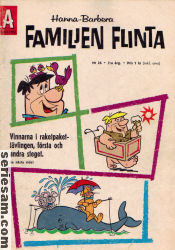 Familjen Flinta 1963 nr 26 omslag serier Familjen Flinta 1963 nr 26 omslag serier