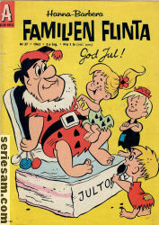 Familjen Flinta 1963 nr 37 omslag serier Familjen Flinta 1963 nr 37 omslag serier