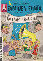 Familjen Flinta 1963 nr 4 omslag serier Familjen Flinta 1963 nr 4 omslag serier