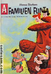 Familjen Flinta 1963 nr 7 omslag serier Familjen Flinta 1963 nr 7 omslag serier