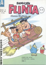 Familjen Flinta 1966 nr 22 omslag serier