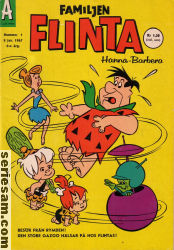 Familjen Flinta 1967 nr 1 omslag serier