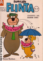 Familjen Flinta 1967 nr 11 omslag serier