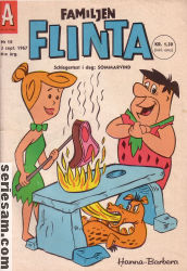 Familjen Flinta 1967 nr 18 omslag serier