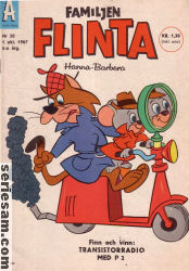Familjen Flinta 1967 nr 20 omslag serier