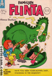 Familjen Flinta 1967 nr 3 omslag serier