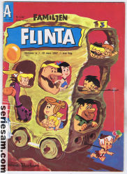 Familjen Flinta 1967 nr 6 omslag serier