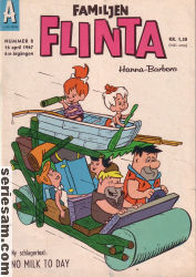 Familjen Flinta 1967 nr 8 omslag serier