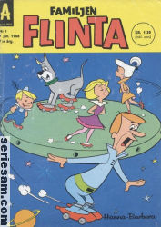 Familjen Flinta 1968 nr 1 omslag serier