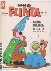 Familjen Flinta 1968 nr 15 omslag serier