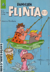Familjen Flinta 1968 nr 21 omslag serier