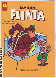 Familjen Flinta 1969 nr 10 omslag serier