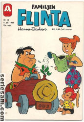 Familjen Flinta 1969 nr 14 omslag serier