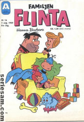 Familjen Flinta 1969 nr 16 omslag serier