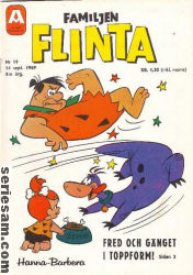 Familjen Flinta 1969 nr 19 omslag serier