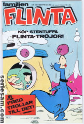 Familjen Flinta 1986 nr 7 omslag serier