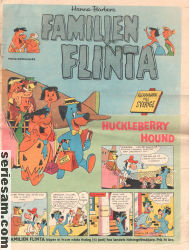 Familjen Flinta Premiärnummer 1962 omslag serier
