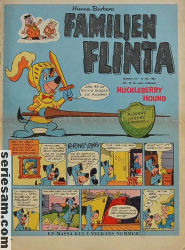 Familjen Flinta (stort format) 1962 nr 18 omslag serier
