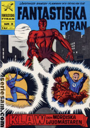 Fantastiska fyran 1967 nr 3 omslag serier Fantastiska fyran 1967 nr 3 omslag serier
