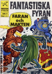 Fantastiska fyran 1968 nr 7 omslag serier