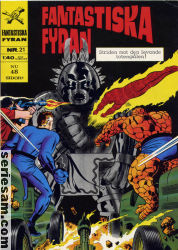 Fantastiska fyran 1969 nr 21 omslag serier Fantastiska fyran 1969 nr 21 omslag serier