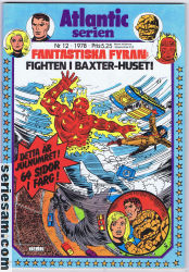 Fantastiska fyran 1978 nr 12 omslag serier Fantastiska fyran 1978 nr 12 omslag serier