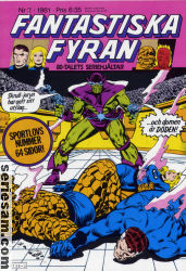 Fantastiska fyran 1981 nr 2 omslag serier Fantastiska fyran 1981 nr 2 omslag serier
