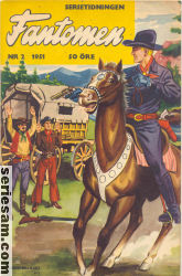 Fantomen 1951 nr 2 omslag serier
