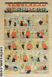 Färglådan Aftonbladets veckoserier 1937 nr 16 omslag serier