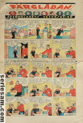 Färglådan Aftonbladets veckoserier 1937 nr 17 omslag serier