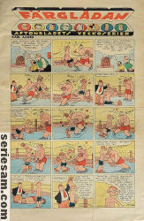 Färglådan Aftonbladets veckoserier 1937 nr 22 omslag serier