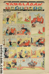 Färglådan Aftonbladets veckoserier 1937 nr 25 omslag serier