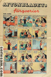 Färglådan Aftonbladets veckoserier 1937 nr 3 omslag serier