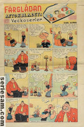 Färglådan Aftonbladets veckoserier 1937 nr 7 omslag serier Färglådan Aftonbladets veckoserier 1937 nr 7 omslag serier