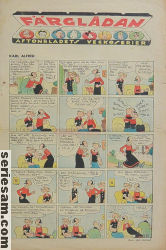 Färglådan Aftonbladets veckoserier 1938 nr 53 omslag serier